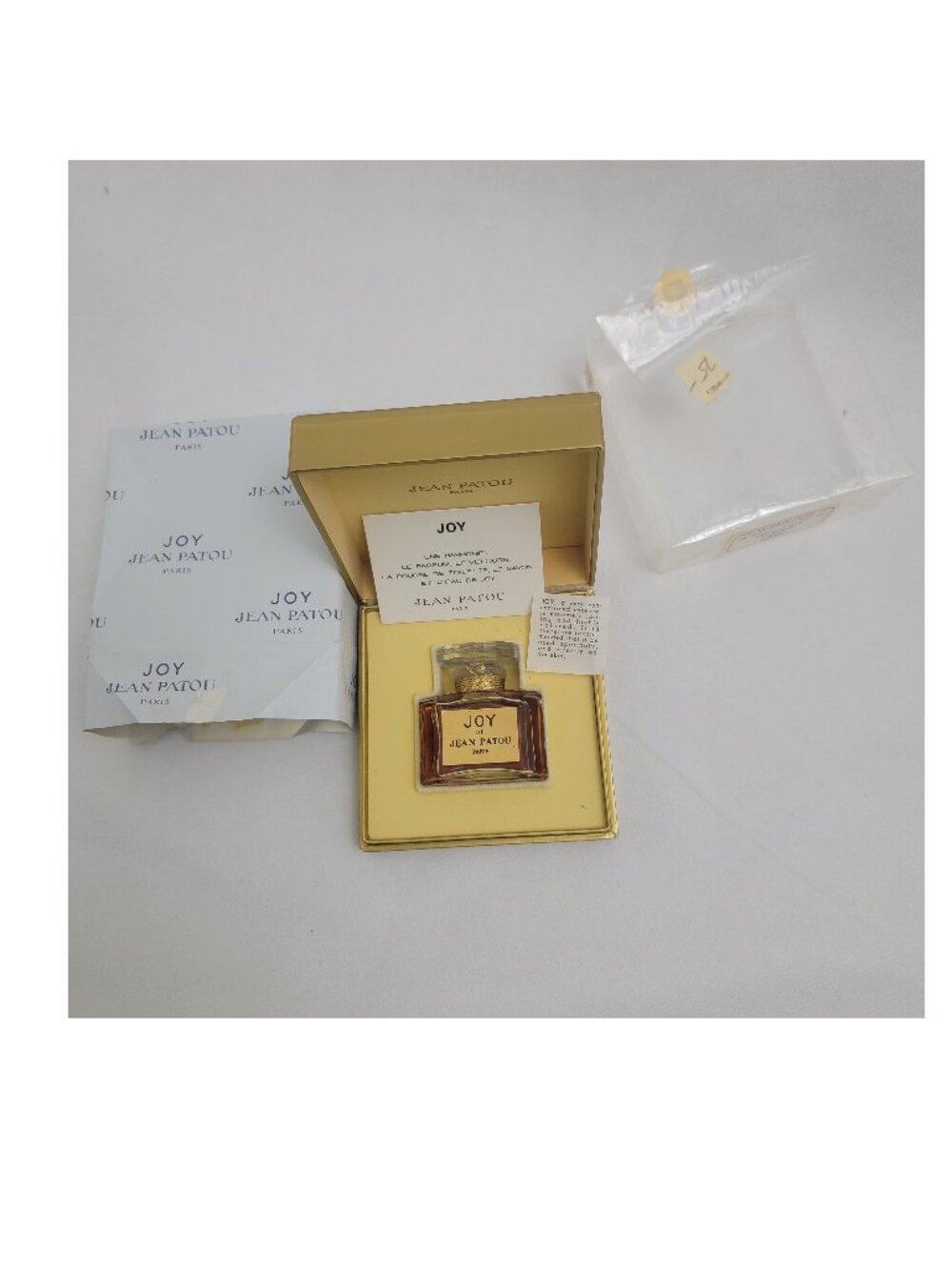 JEAN PATOU Joy Parum 1104 1/2 fl oz .5 fl oz Vintage Box
